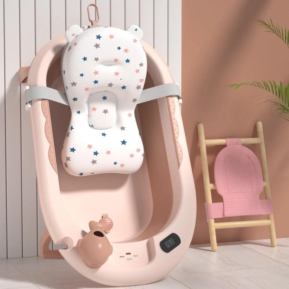 COMBO BAÑERA PLEGABLE + COJIN + TERMOMETRO