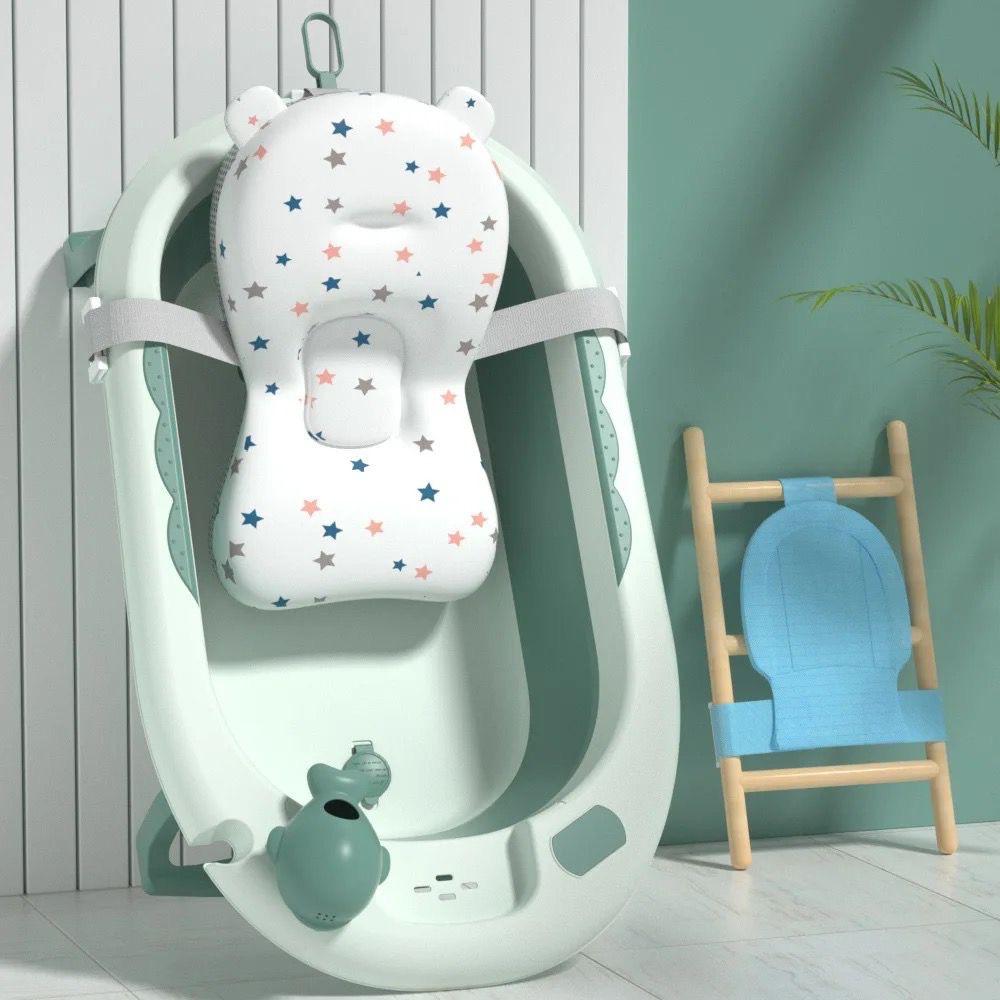 COMBO BAÑERA PLEGABLE + COJIN + TERMOMETRO