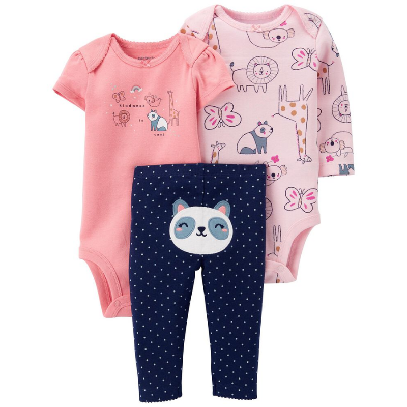 CONJUNTO 3 PIEZAS PANTALON LARGO