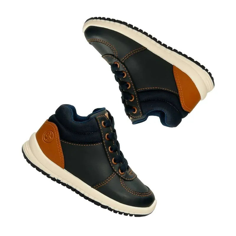 BOTAS AZUL/MOSTAZA