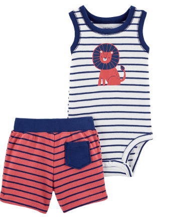 SET BODY Y SHORT RAYAS NIÑOS