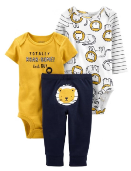 CONJUNTO 3 PIEZAS PANTALON LARGO