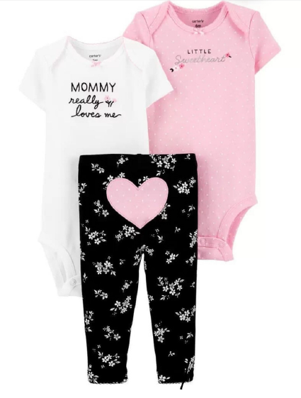 CONJUNTO 3 PIEZAS PANTALON LARGO