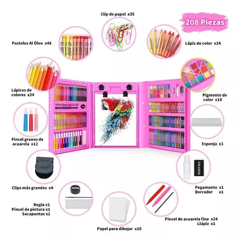 SET DE ARTE 208 PCS