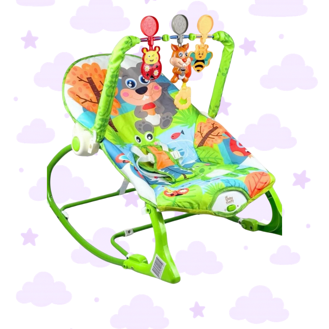 👶🏻SILLA MECEDORA VIBRADORA ❤️(Incluyen toldillo o mosquitero)