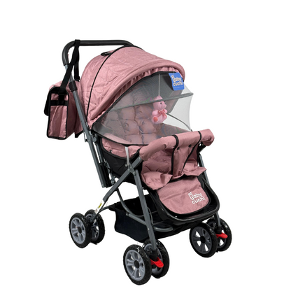 COCHE PARA BEBÉ PREMIUM PLEGABLE CON PAÑALERA