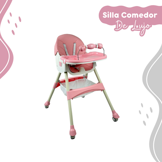 SILLA COMEDOR PLEGABLE DE LUJO ⓔbaby 👶