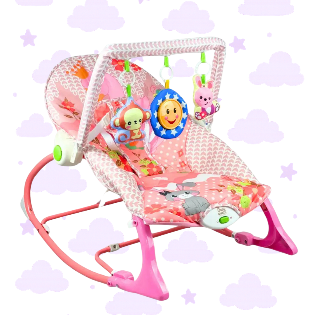 👶🏻SILLA MECEDORA VIBRADORA ❤️(Incluyen toldillo o mosquitero)