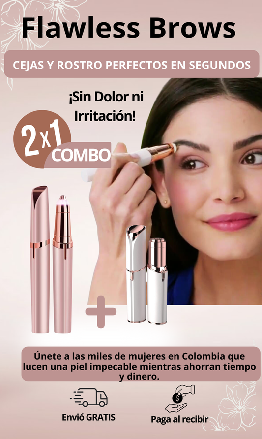 DEPILADOR FACIAL + DEPILADOR DE CEJAS LLEVA 2 PAGA 1