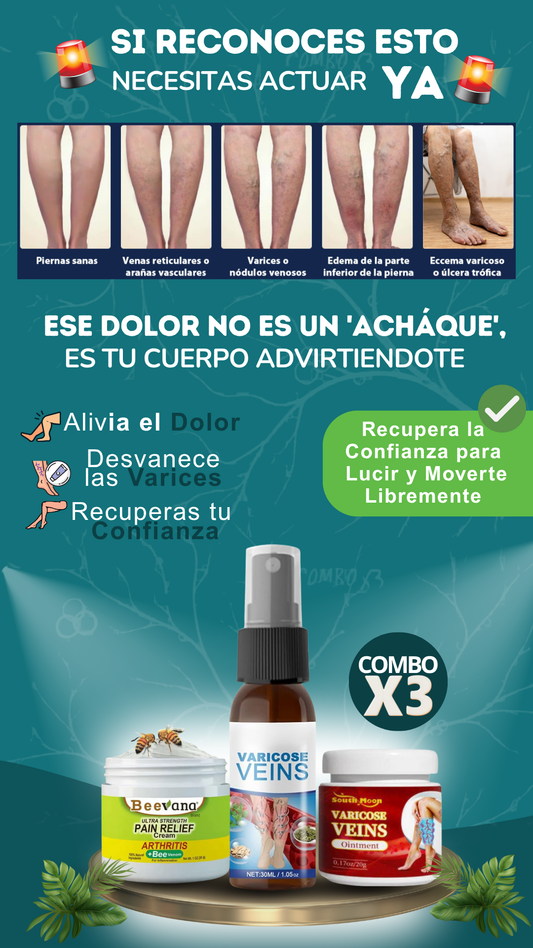 TRATAMIENTO 3 MESES VENAS VARICE