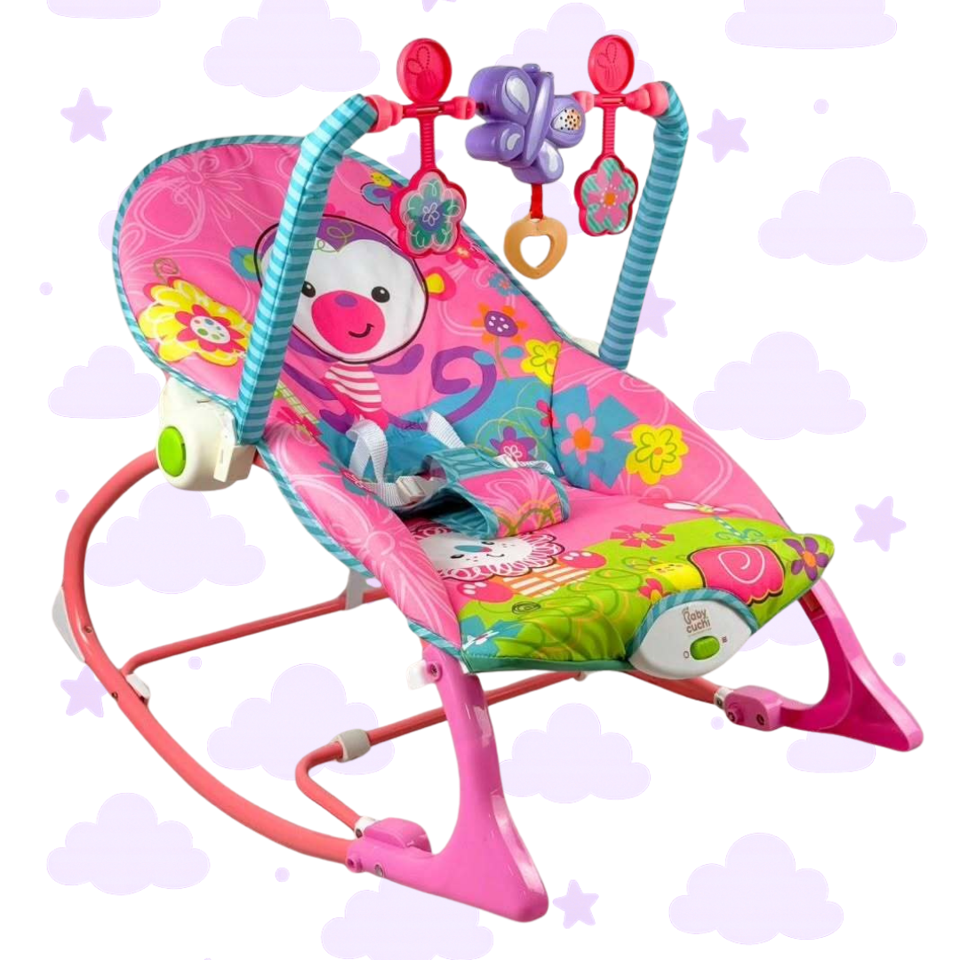 👶🏻SILLA MECEDORA VIBRADORA ❤️(Incluyen toldillo o mosquitero)