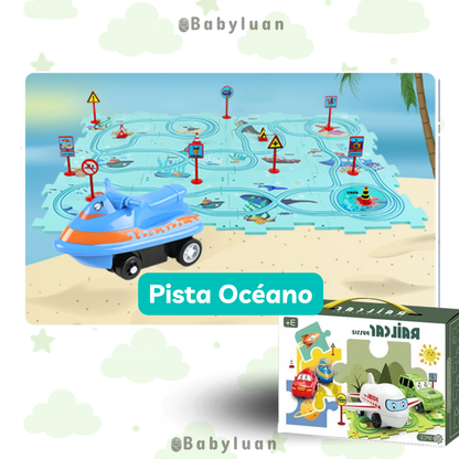 🚗 PISTA INTERACTIVA ROMPECABEZAS (25 PIEZAS)🚗