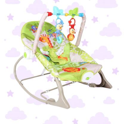 👶🏻SILLA MECEDORA VIBRADORA ❤️(Incluyen toldillo o mosquitero)