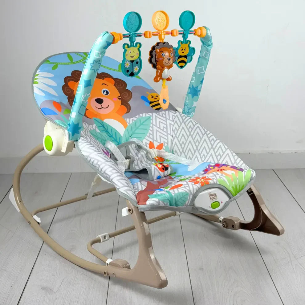 👶🏻SILLA MECEDORA VIBRADORA, CRECE CONMIGO❤️(Incluyen toldillo o mosquitero)