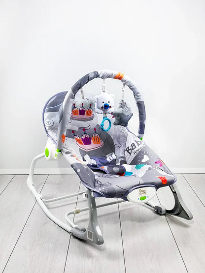 👶🏻SILLA MECEDORA VIBRADORA, CRECE CONMIGO❤️(Incluyen toldillo o mosquitero)